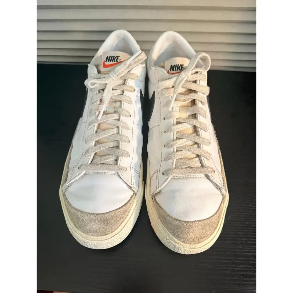 Nike Blazer Low ’77 Vintage White Black Sneakers Men’s Size 13 Classic Sneakers